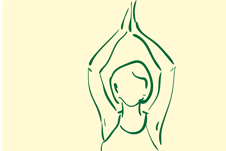 yoga gruen auf gelb blog01